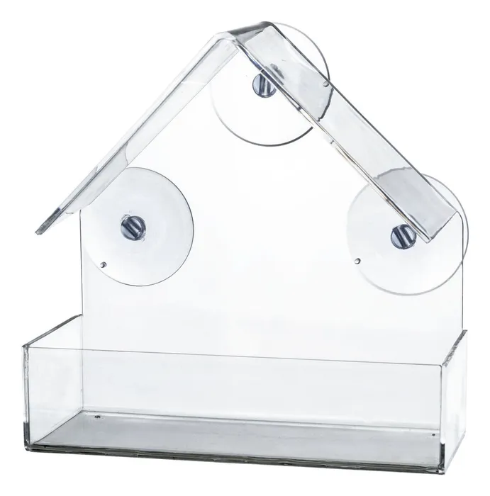Hlavný obrázok produktu Krmítko pro ptáky na okenní tabuli, 225 ml/15 × 15 × 6 cm, plast