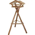 Ďalší obrázok produktu Kŕmidlo pre vonkajšie vtáctvo, so strieškou, na trojnožke, borovicové drevo, 48x27x46 cm