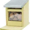 Ďalší obrázok produktu Kŕmna stanica pre veveričky 12 x18 x 24 cm, prírodné borovicové drevo/kov