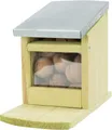 Ďalší obrázok produktu Kŕmna stanica pre veveričky 12 x18 x 24 cm, prírodné borovicové drevo/kov