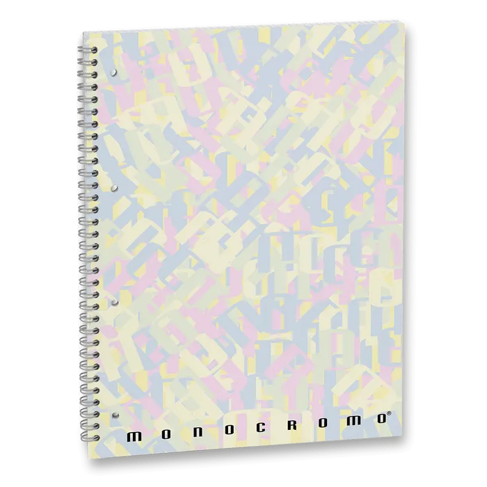 Hlavný obrázok produktu Kroužkový blok Pigna Monocromo multicolor A4, linkovaný