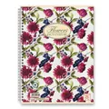 Ďalší obrázok produktu Krúžkový blok Pigna Nature Flowers A4, štvorčekový, 60 listov, mix motívov
