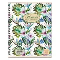 Krúžkový blok Pigna Nature Flowers A4, linajkový, 60 listov, mix motívov