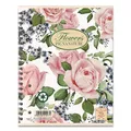Krúžkový blok Pigna Nature Flowers A4, linajkový, 60 listov, mix motívov