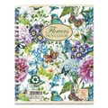 Krúžkový blok Pigna Nature Flowers A4, linajkový, 60 listov, mix motívov