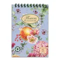 Krúžkový blok Pigna Nature Flowers A6, štvorčekový, 60 listov, mix motívov