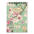 Krúžkový blok Pigna Nature Flowers A6, štvorčekový, 60 listov, mix motívov