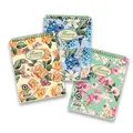 Krúžkový blok Pigna Nature Flowers A6, štvorčekový, 60 listov, mix motívov