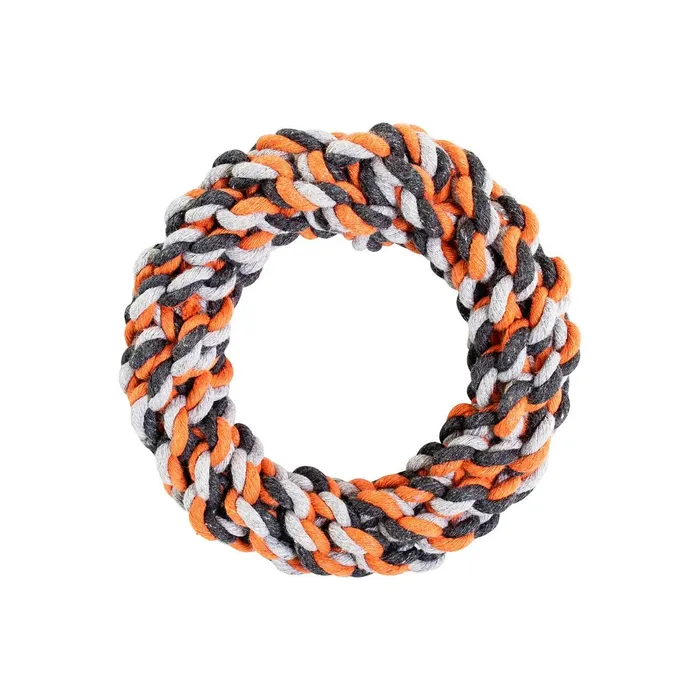 Hlavný obrázok produktu Kruh HipHop bavlněný 15 cm / 130 g šedá, tm.šedá, oranžová