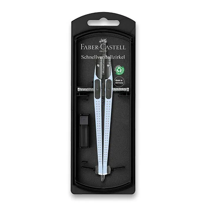 Hlavný obrázok produktu Kružítko Faber-Castell Grip Quick-Set Compass Sky Blue