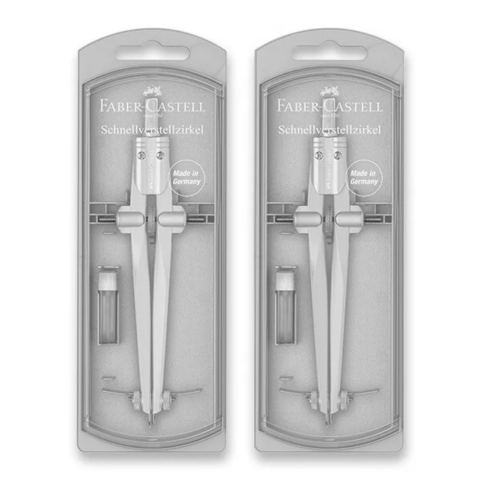 Hlavný obrázok produktu Kružítko Faber-Castell Grip Quick Set Stream mix motivů