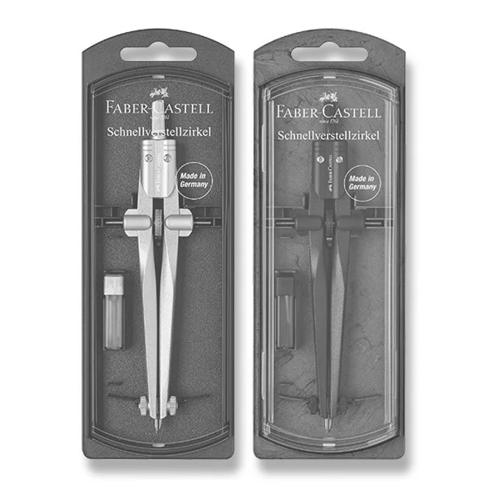 Hlavný obrázok produktu Kružítko Faber-Castell Quick Set Compass Stream 2021 mix barev