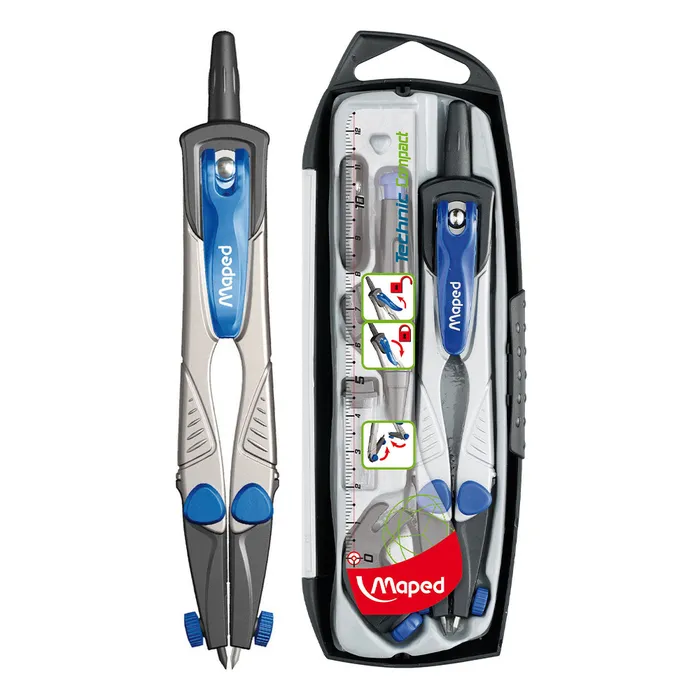 Hlavný obrázok produktu Kružítko Maped Technic Compact Set - 5dílná sada