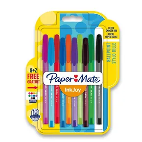 Guľôčkové pero PaperMate InkJoy 100 sada 10 farieb