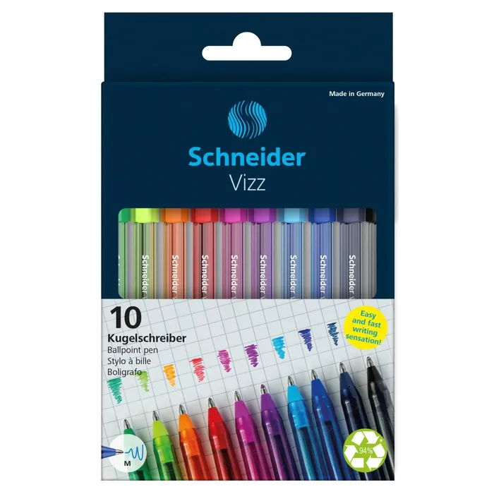 Hlavný obrázok produktu Kuličková tužka Schneider Vizz sada 10 ks