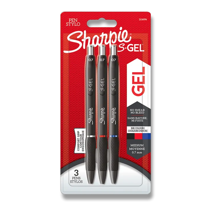 Hlavný obrázok produktu Kuličková tužka Sharpie S-Gel 3 ks