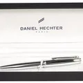 Ďalší obrázok produktu Kulaté pero "Challenger", modré, rotačné, chrómované telo, chrómovaný klip, DANIEL HECH