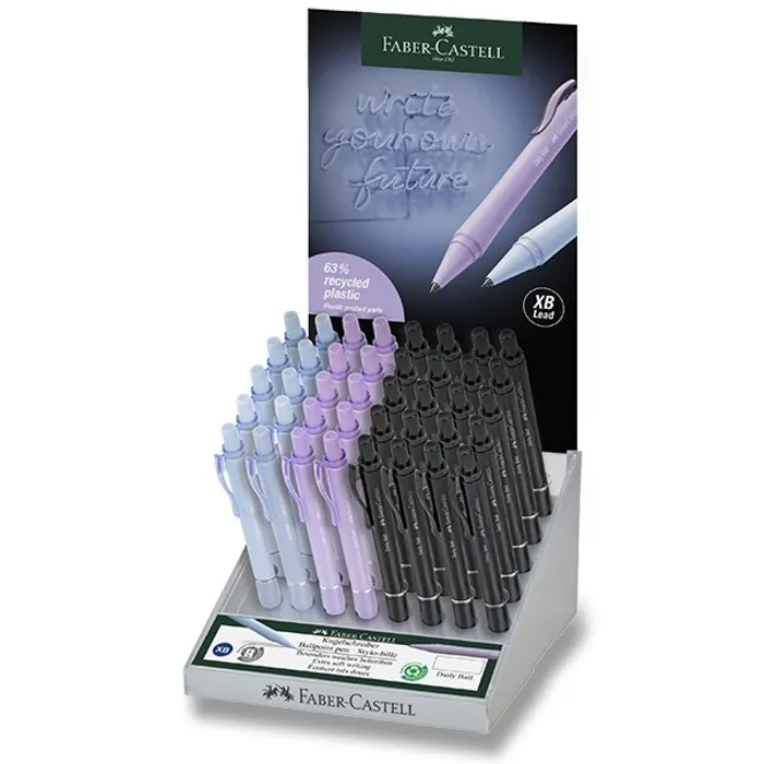 Hlavný obrázok produktu Kuličkové pero Faber-Castell Daily Ball stojánek, 40 ks