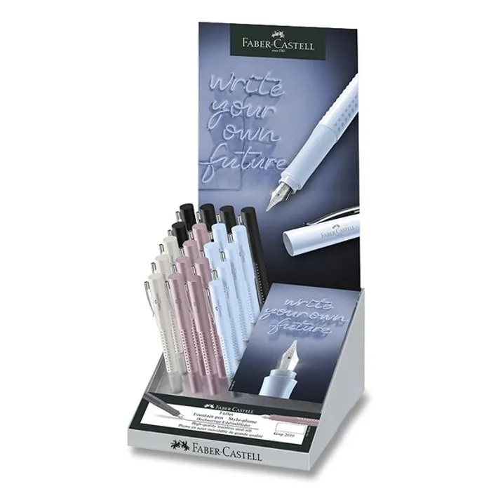 Hlavný obrázok produktu Kuličkové pero Faber-Castell Grip 2010 Harmony stojánek, 20 ks, hrot M