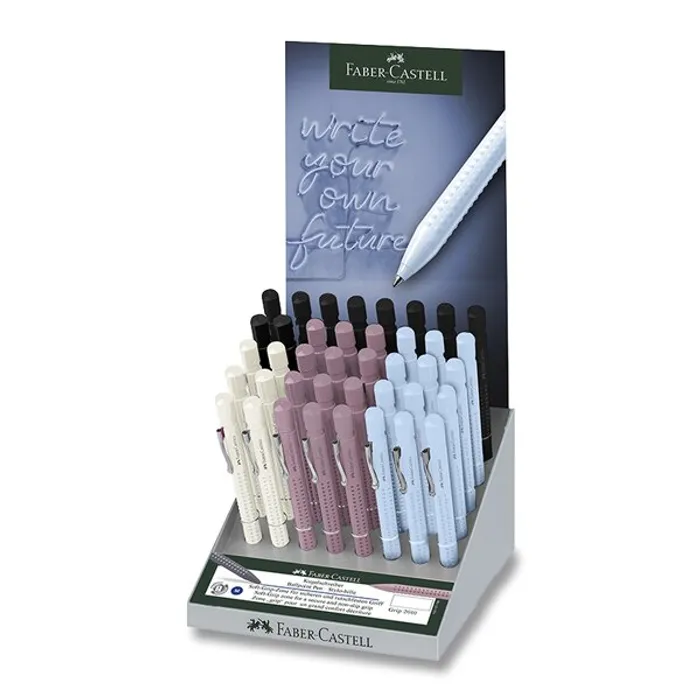 Hlavný obrázok produktu Kuličkové pero Faber-Castell Grip 2010 Harmony stojánek, 40 ks, hrot XB