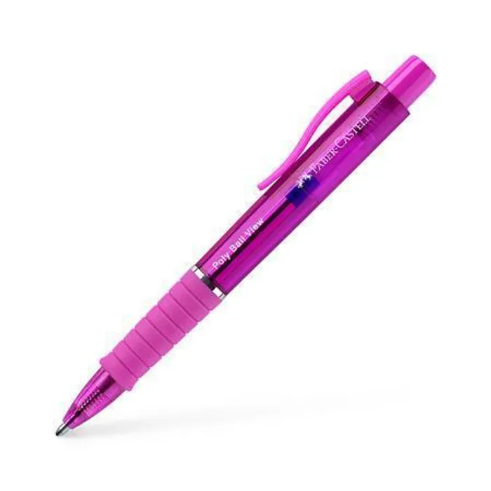 Hlavný obrázok produktu Kuličkové pero Faber-Castell Poly Ball View Aurora Electric Fuchsia