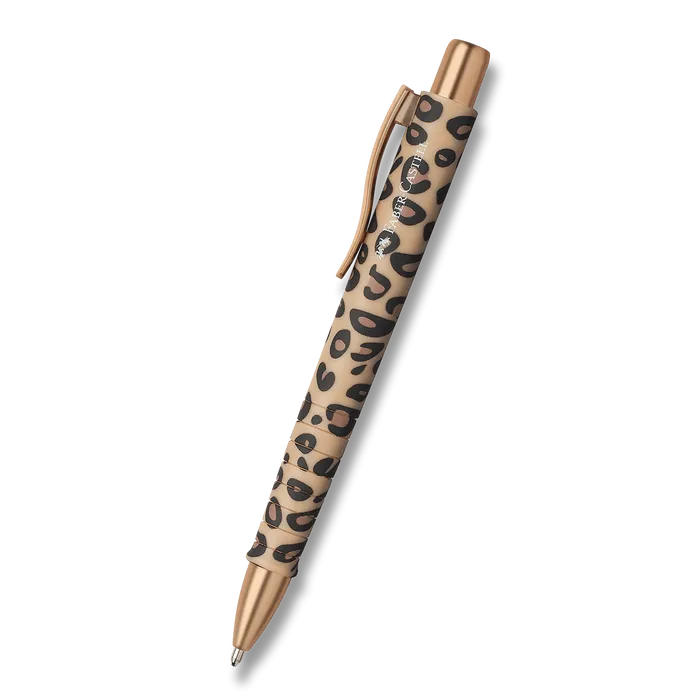 Hlavný obrázok produktu Kuličkové pero Faber-Castell Poly Ball XB Leopard Editon - hnědá