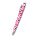 Kulaté pero Faber-Castell Poly Ball XB Leopard Edition - ružová