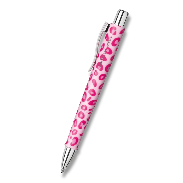 Hlavný obrázok produktu Kuličkové pero Faber-Castell Poly Ball XB Leopard Editon - růžová