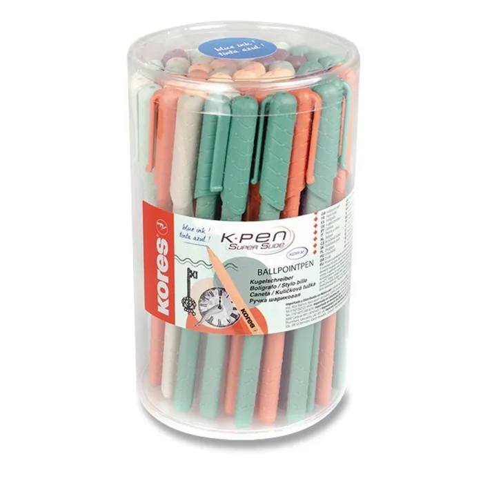 Hlavný obrázok produktu Kuličkové pero Kores K0 Pen Vintage dóza, 50 ks