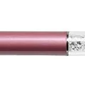 Ďalší obrázok produktu Kulaté pero "MADE WITH SWAROVSKI ELEMENTS", svetlo fialová, s kryštálmi, 14 cm