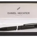 Ďalší obrázok produktu Kuličkové pero "Media", modrá, rotační, černé tělo, černý klip, DANIEL HECHTER