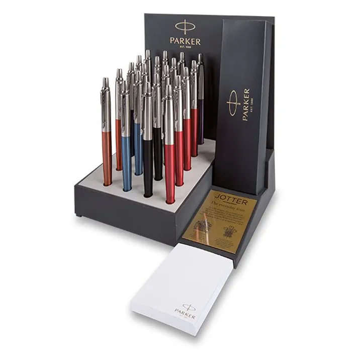 Hlavný obrázok produktu Kuličkové pero Parker Jotter 20 ks, pultový stojánek, mix barev
