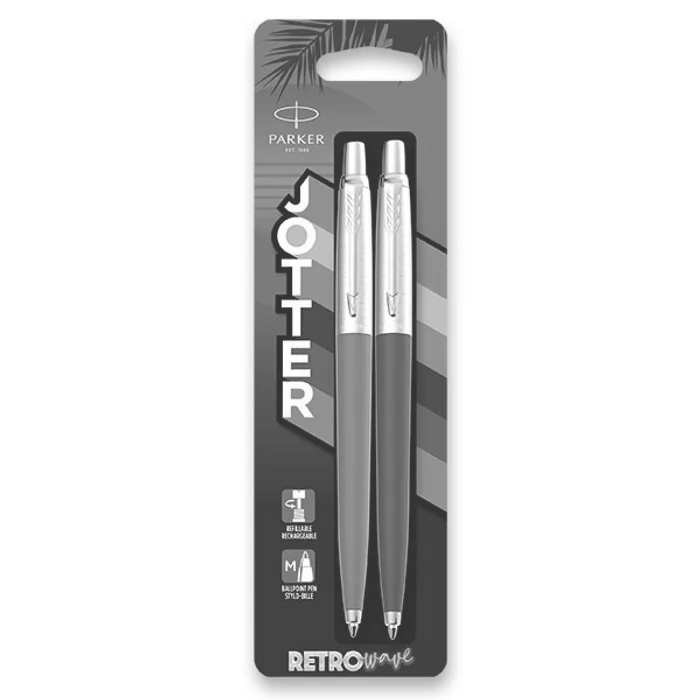 Hlavný obrázok produktu Kuličkové pero Parker Jotter Originals Retro´80s blistr, sada 2 ks
