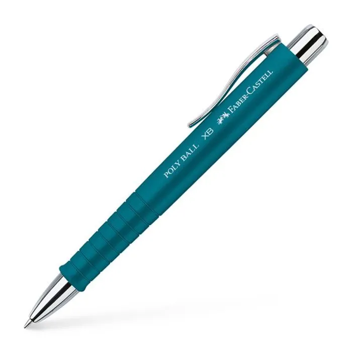 Hlavný obrázok produktu Kuličkové pero Poly Ball XB petrolejová Faber Castell 241155