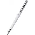 Guľôčkové pero s bielymi kryštálmi Lily Pen-MADE WITH SWAROVSKI ELEMENTS, biela, 13 cm,