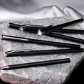 Ďalší obrázok produktu Guľôčkové pero s kryštálom - safír, 13,5 cm "MADE WITH SWAROVSKI ELEMENTS", čierne