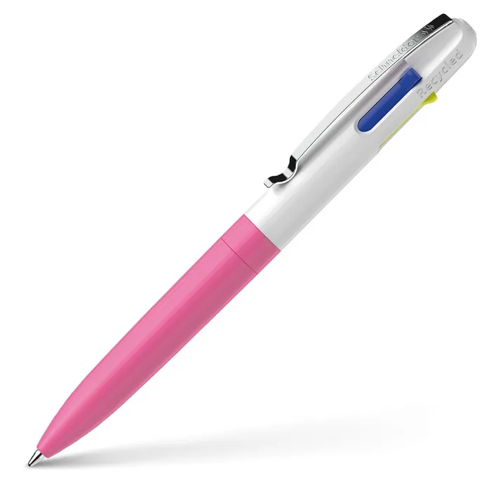 Hlavný obrázok produktu Kuličkové pero Schneider Take 4 Neon - neonově růžová/bílá