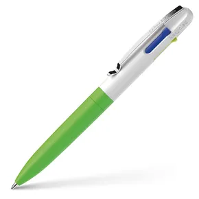 Guľôčkové pero Schneider Take 4 Neon - neónovo zelená/biela