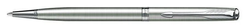 Hlavný obrázok produktu Kuličkové pero "Sonnet Slim", 0,7 mm, M, otočné, stříbrný klip, tělo z nerezové oceli, PAR