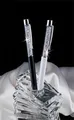 Ďalší obrázok produktu Guľôčkové pero, SWAROVSKI® Crystals, biela, 14 cm