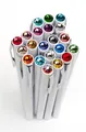 Guľôčkové pero, SWAROVSKI® Crystals, mix farieb, 20 ks