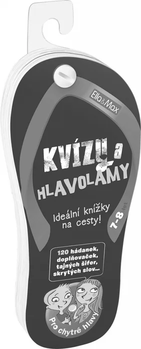 Hlavný obrázok produktu KVÍZY A HLAVOLAMY, 7-8 let – Zábava na cesty