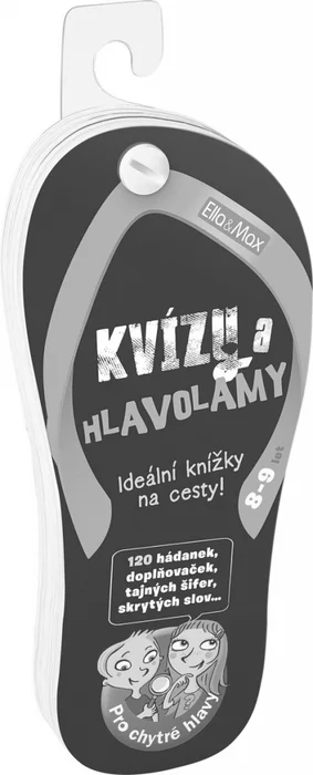 Hlavný obrázok produktu KVÍZY A HLAVOLAMY, 8-9 let – Zábava na cesty