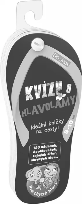 Hlavný obrázok produktu KVÍZY A HLAVOLAMY, 9-10 let – Zábava na cesty