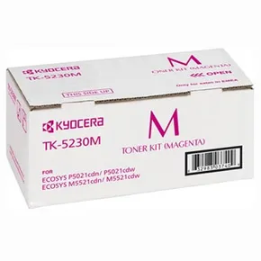 Kyocera originál toner TK-5230M, magenta, 2200str., 1T02R9BNL0, Kyocera M5521cdn,M5521cdw, P5021cd,P5021cdw, O