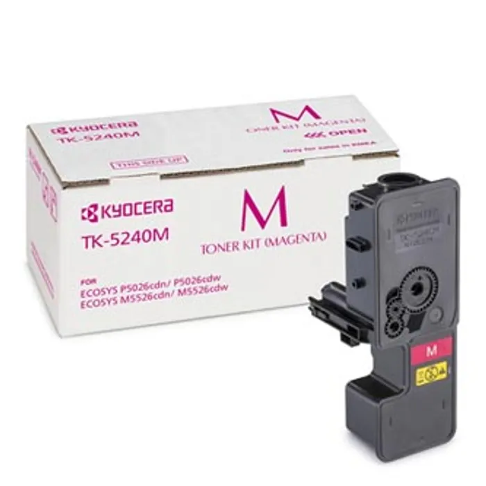 Hlavný obrázok produktu Kyocera originální toner TK-5240M, magenta, 3000str., 1T02R7BNL0, Kyocera M5526cdn, M5526