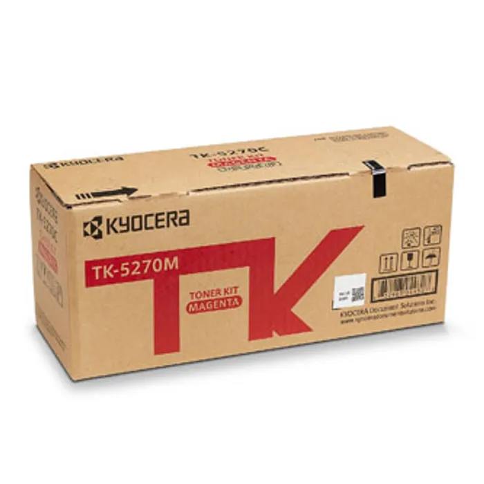 Hlavný obrázok produktu Kyocera originální toner TK-5270M, magenta, 6000str., 1T02TVBNL0, Kyocera ECOSYS M6230cid