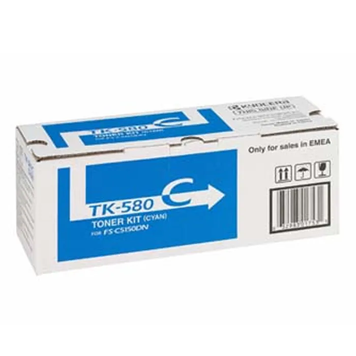 Hlavný obrázok produktu Kyocera originální toner TK580C, cyan, 2800str., 1T02KTCNL0, Kyocera FS- C5150DN, O