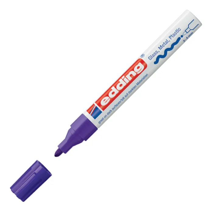 Hlavný obrázok produktu Lakový popisovač "750", fialová, 2-4mm, EDDING