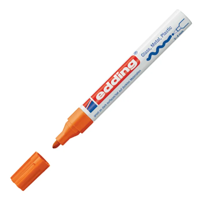 Hlavný obrázok produktu Lakový popisovač "750", oranžová, 2-4mm, EDDING